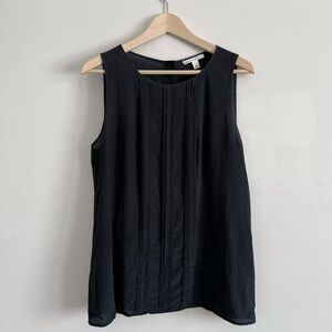 Banana Republic Navy Tank Top with Button Detail